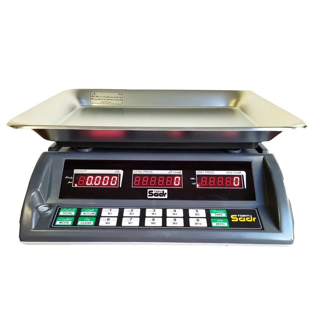 ترازو فروشگاهی توزین صدر مدل DS 7003