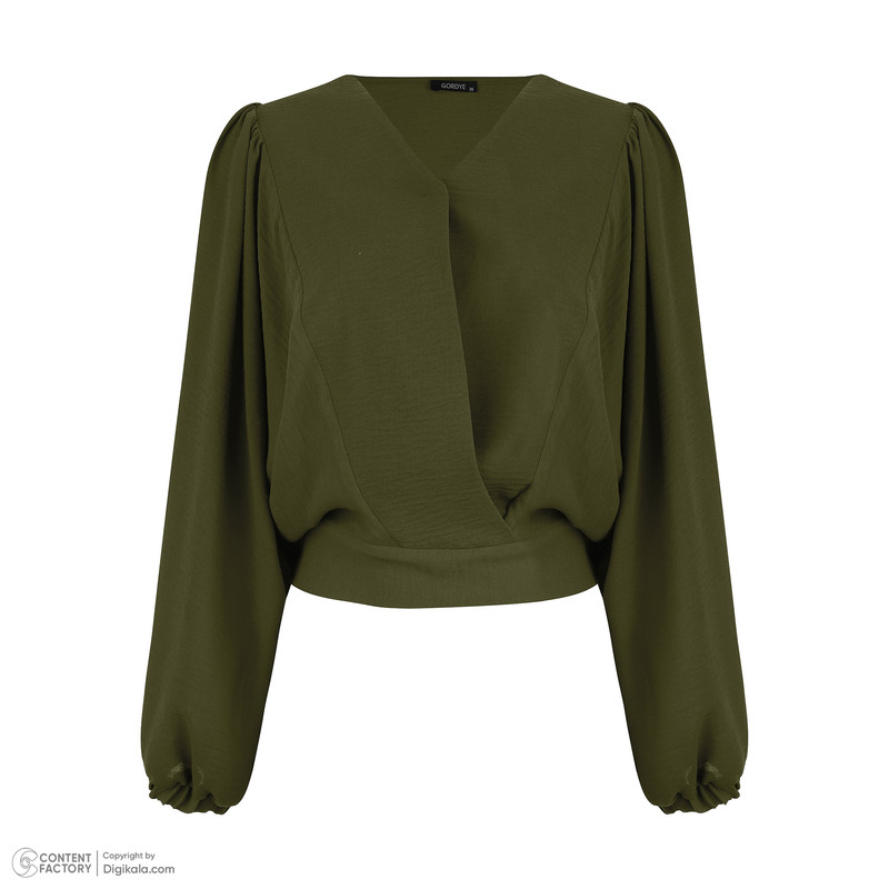 بلوز آستین بلند زنانه گردیه مدل 15126895304362