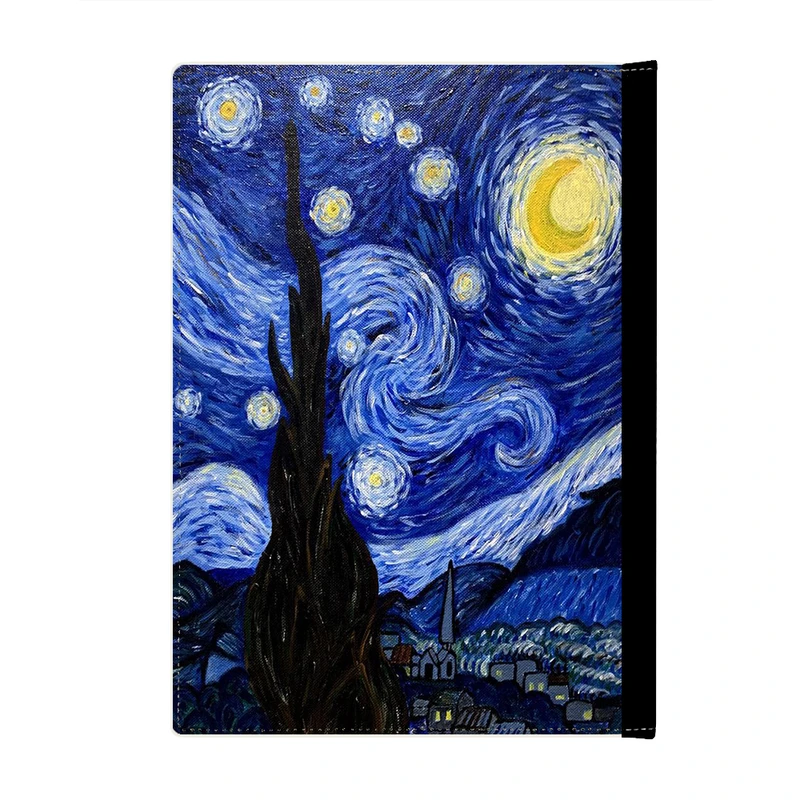 کلاسور پاد آفرین مدل فانتزی طرح شب پر ستاره ونگوگ ترند کد p411