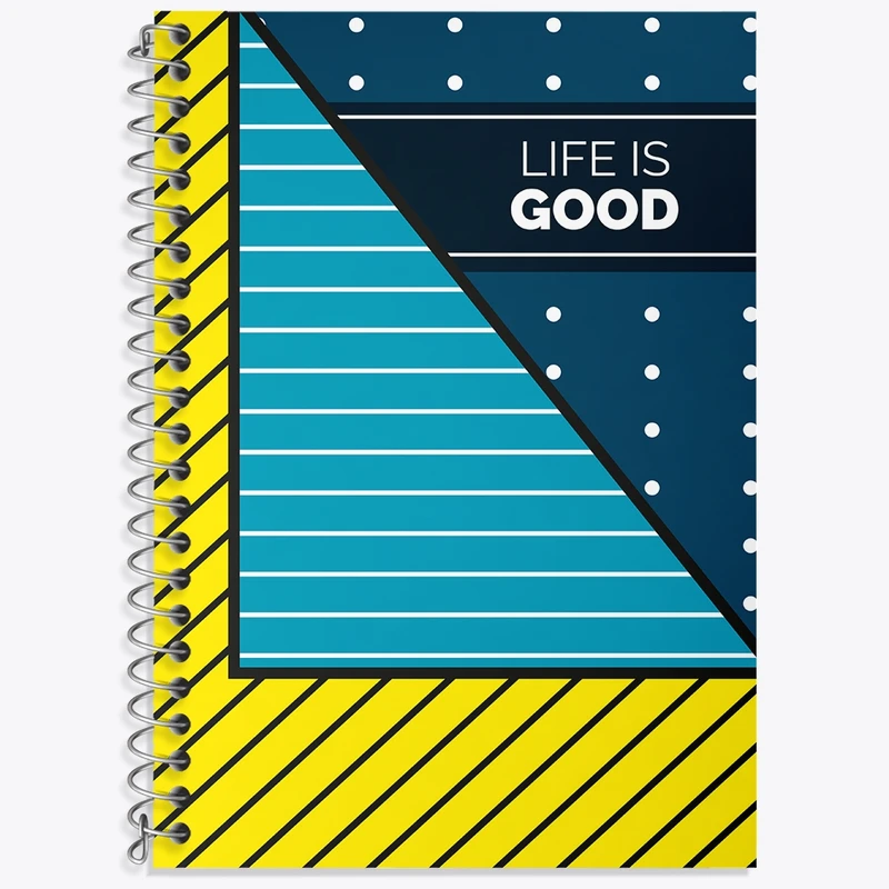 دفتر زبان 50 برگ خندالو مدل سه خط طرح فانتزی کد N118