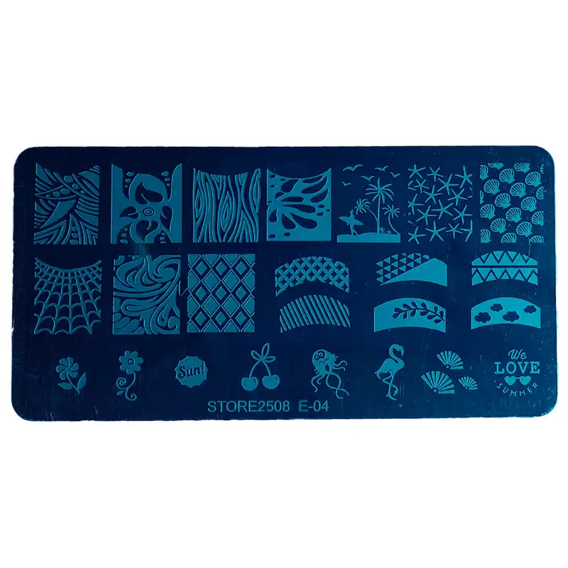 شابلون طراحی ناخن مدل STORE 2508 E-04