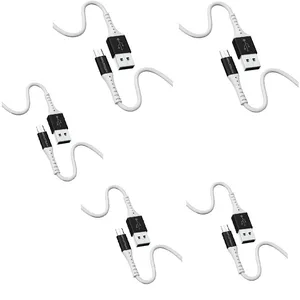 کابل تبدیل USB به microUSB کینگ استار مدل K65A طول 1.2 متر بسته 5 عددی