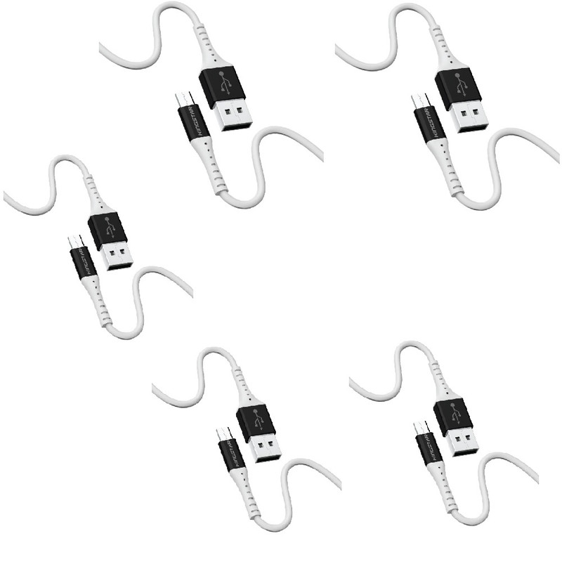 کابل تبدیل USB به microUSB کینگ استار مدل K65A طول 1.2 متر بسته 5 عددی