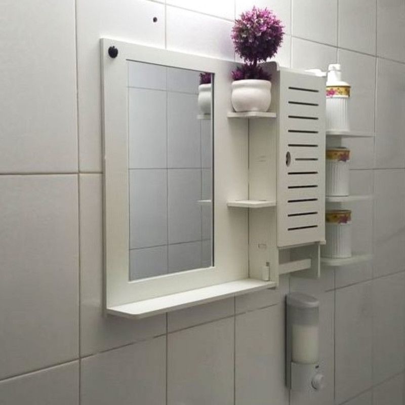 ست آینه و باکس سرویس بهداشتی خونه خاص مدل خطی کد 5646