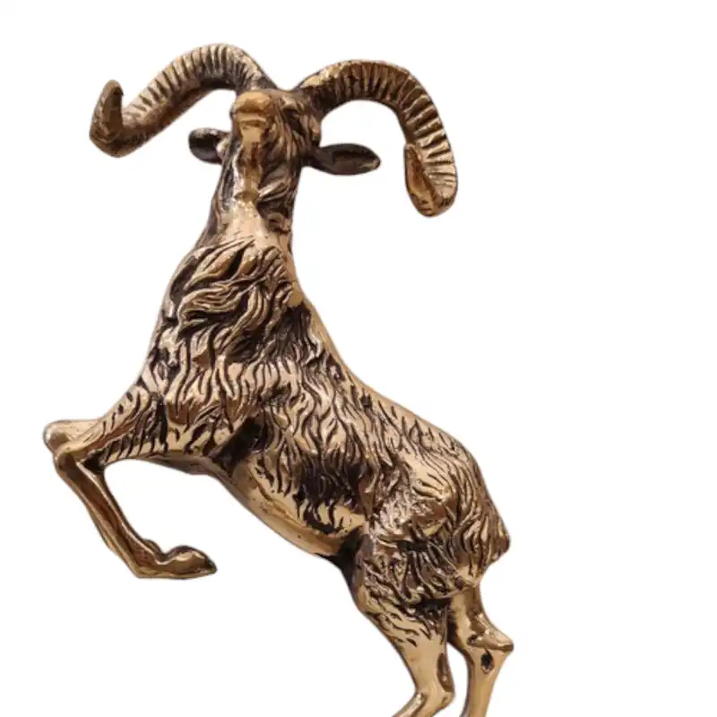 مجسمه برنجی مدل بز کوهی کد H-2075