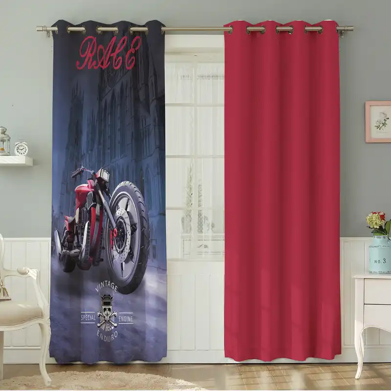 پرده نیروانا طرح مدرن  مدل مخمل کد 8149سایز 140×280 سانتی متر