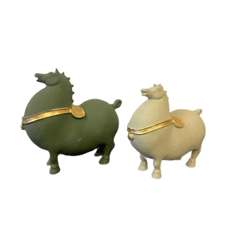 مجسمه مدل اسب تپلی مجموعه دو عددی