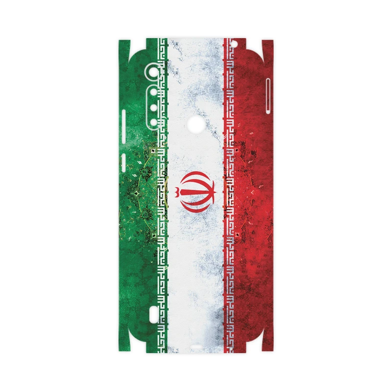 برچسب پوششی ماهوت مدل IRAN-Flag-FullSkin مناسب برای گوشی موبایل موتورولا Moto G8 Power Lite