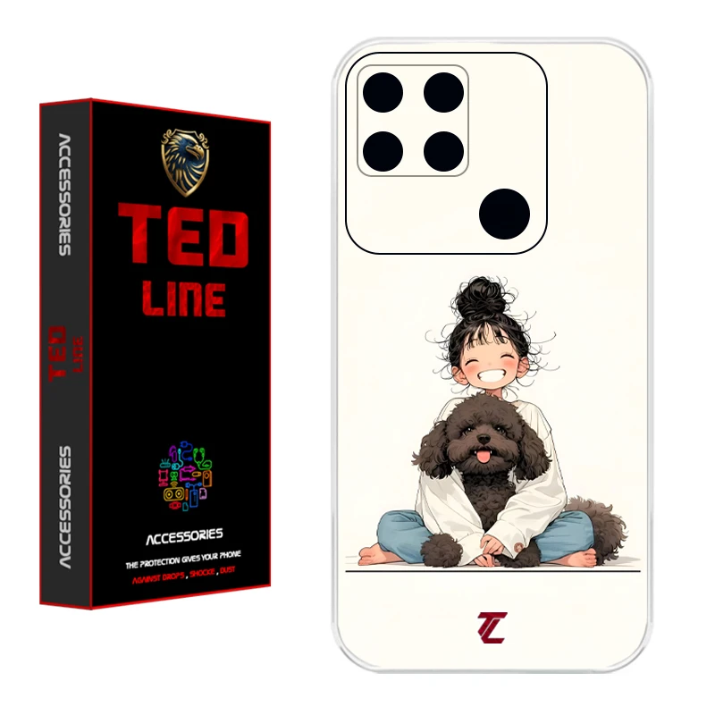 کاور تدلاین طرح سگ کد 1199 مناسب برای گوشی موبایل شیائومی Redmi 10A / 9C