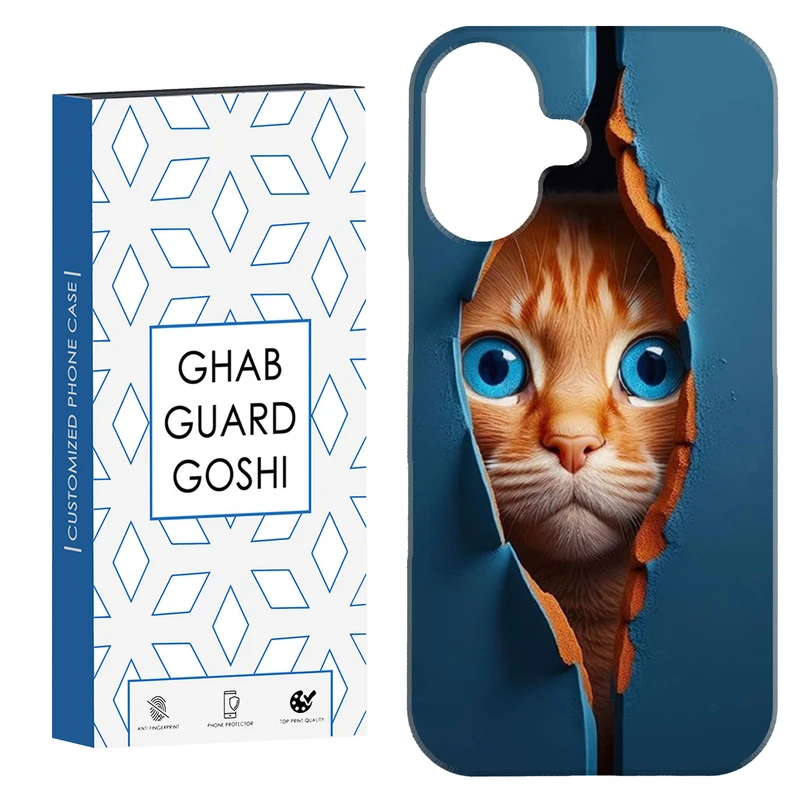 کاور قاب گارد گوشی طرح گربه کد Dimo-355 مناسب برای گوشی موبایل اپل Iphone 16