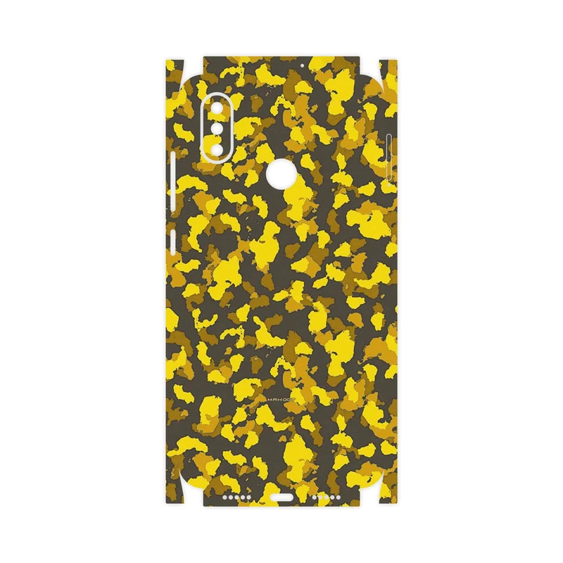 برچسب پوششی ماهوت مدل Yellow Infantry Army-FullSkin مناسب برای گوشی موبایل شیائومی Mi 8