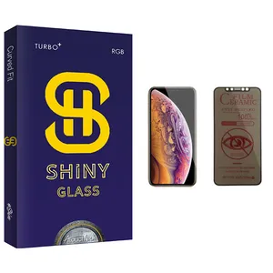 Atouchbo Shiny Glass Privacy Screen Protector For Apple اپل iPhone XS