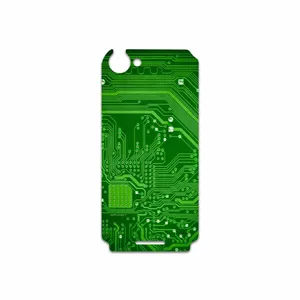 MAHOOT Green Printed Circuit Board Cover Sticker for Sony Xperia L