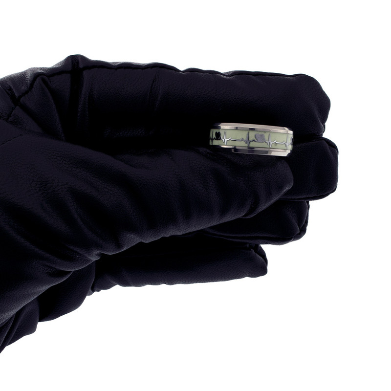 انگشتر برانت مدل شبتاب طرح ضربان قلب