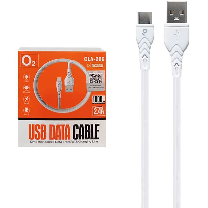 کابل تبدیل USB به USB-C اُ تو پلاس مدل CLA-206  طول 1متر