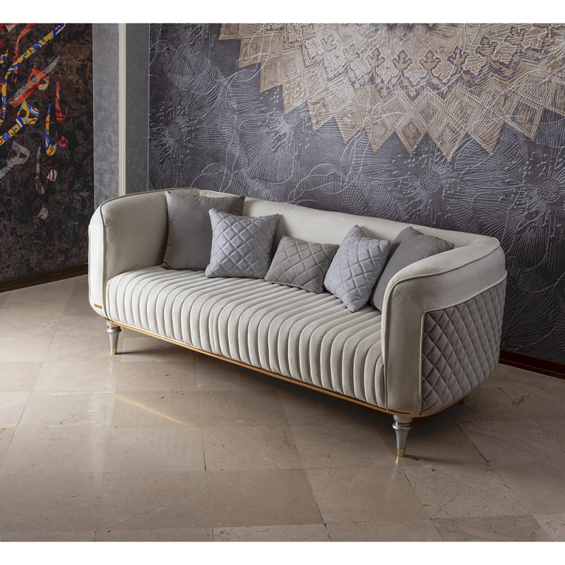 مبل راحتی سه نفره شاهان دکور  مدل دیانا کد 11-11