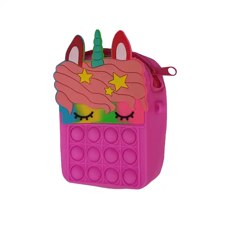 کیف رودوشی دخترانه مدل پاپیت تک شاخ کد 99