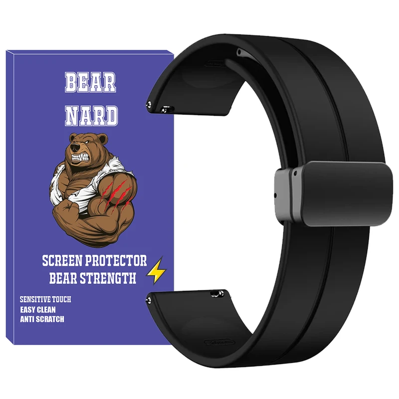 بند برنارد مدل SIC MAG BR مناسب برای ساعت هوشمند امیزفیت GTR 42mm / Pop / Pop 2 / Pop pro