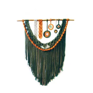 دیوارکوب مکرومه مدل حلزون