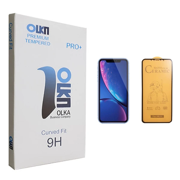 محافظ صفحه نمایش سرامیکی الکا مدل +PRO مناسب برای گوشی موبایل اپل iPhone XR