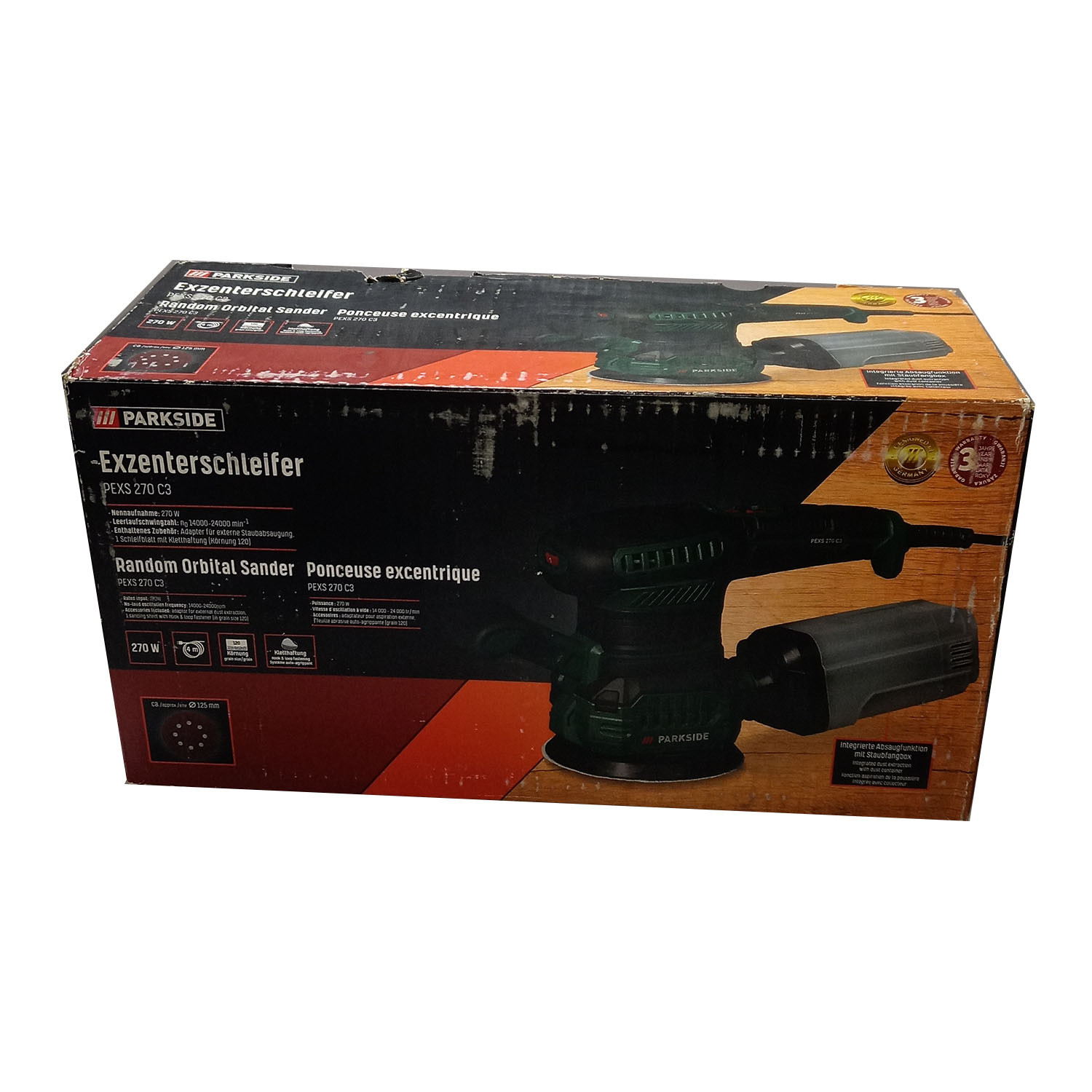 دستگاه سنباده زن پارکساید مدل PEXS270 C3 دستگاه سنباده زن پارکساید مدل PEXS270 C3