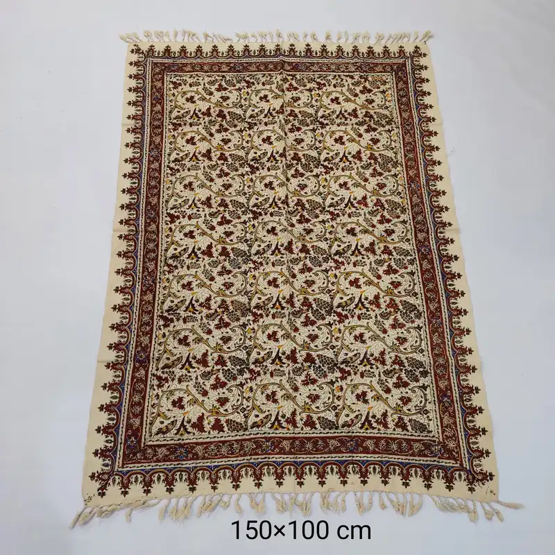 سفره قلمکار مدل باغ انگور کد T30