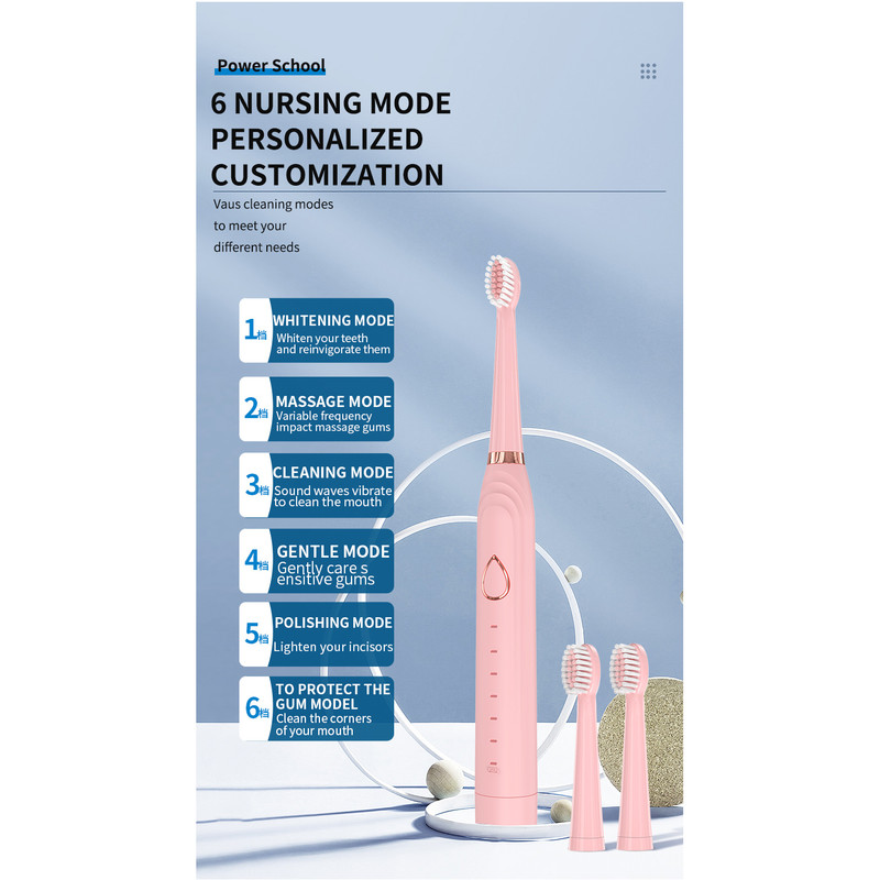 مسواک برقی مدل Q-188 به همراه سری یدک