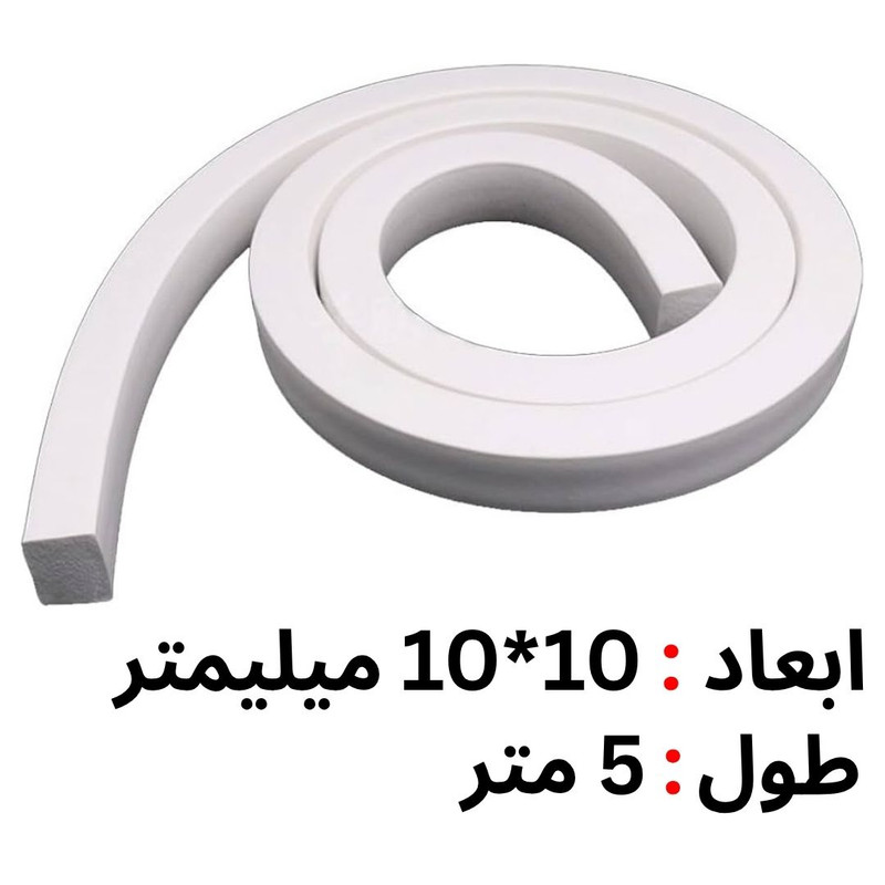 نوار سیلیکون نسوز مدل 10*10 طول 5 متر نوار سیلیکون نسوز مدل 10*10 طول 5 متر