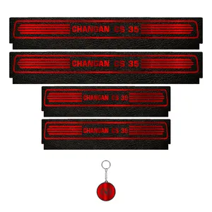 برچسب پارکابی خودرو لندمون کد LM058 MR مناسب برای چانگان CS35 مجموعه 4 عددی به همراه جا کلیدی