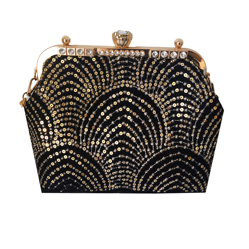 کیف مجلسی زنانه مدل مخمل سوزندوزی3