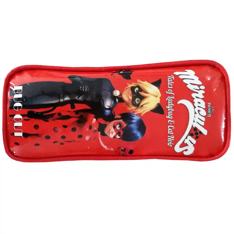 جامدادی طرح دختر کفشدوزکی و گربه سیاه کد 04