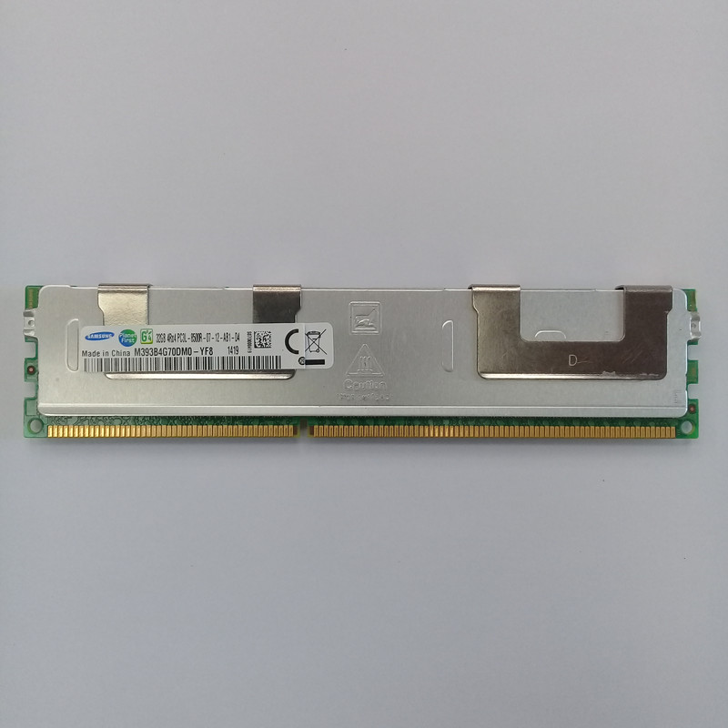 رم سرور ddr3 تک کاناله 8500 مگاهرتز سامسونگ مدل M393B4G70DM0-YF8 ظرفیت 32 گیگابایت