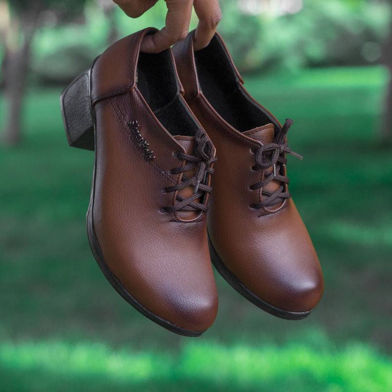 کفش زنانه کد PK رنگ عسلی