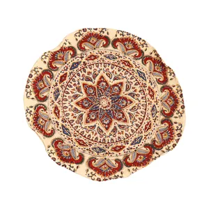 رومیزی قلمکار مدل ساده کد 50