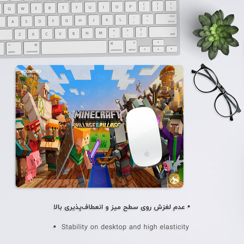 ماوس پد هومرو طرح بازی ماینکرفت مدل A2229