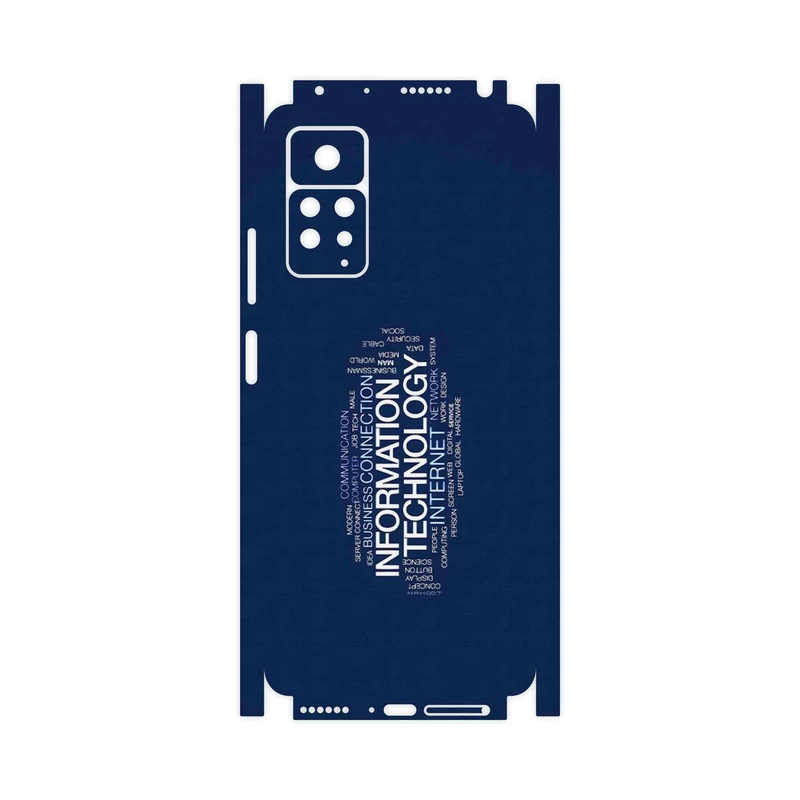 برچسب پوششی ماهوت مدل IT Science-FullSkin مناسب برای گوشی موبایل شیائومی Redmi Note 11 Pro Plus 5G (India)