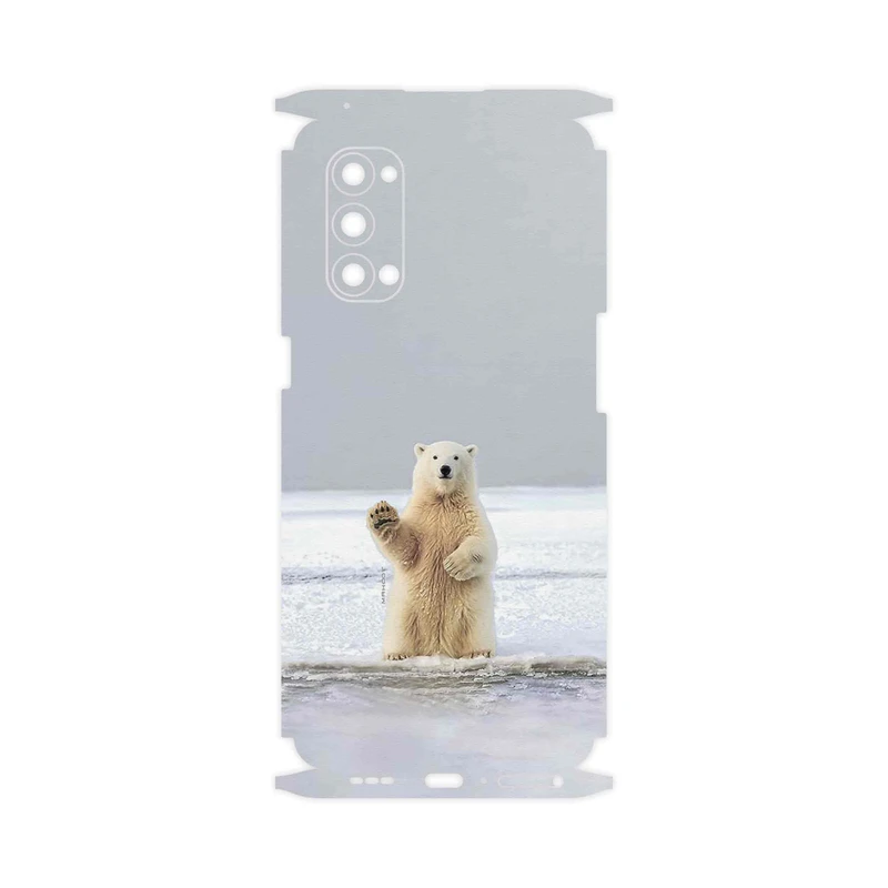 برچسب پوششی ماهوت مدل Polar_bear-FullSkin مناسب برای گوشی موبایل اپو Reno4 Pro 5G