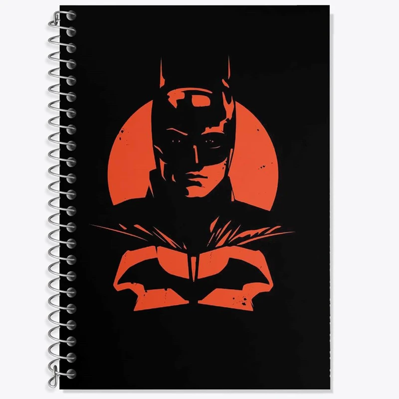 دفتر زبان 50 برگ خندالو مدل دو خط طرح بتمن Batman کد 25817