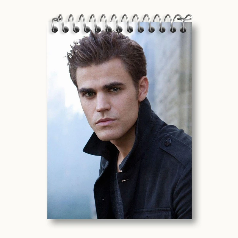 دفتر یادداشت 50 برگ خندالو مدل استفان سالواتوره خاطرات یک خون آشام The Vampire Diaries کد 20252