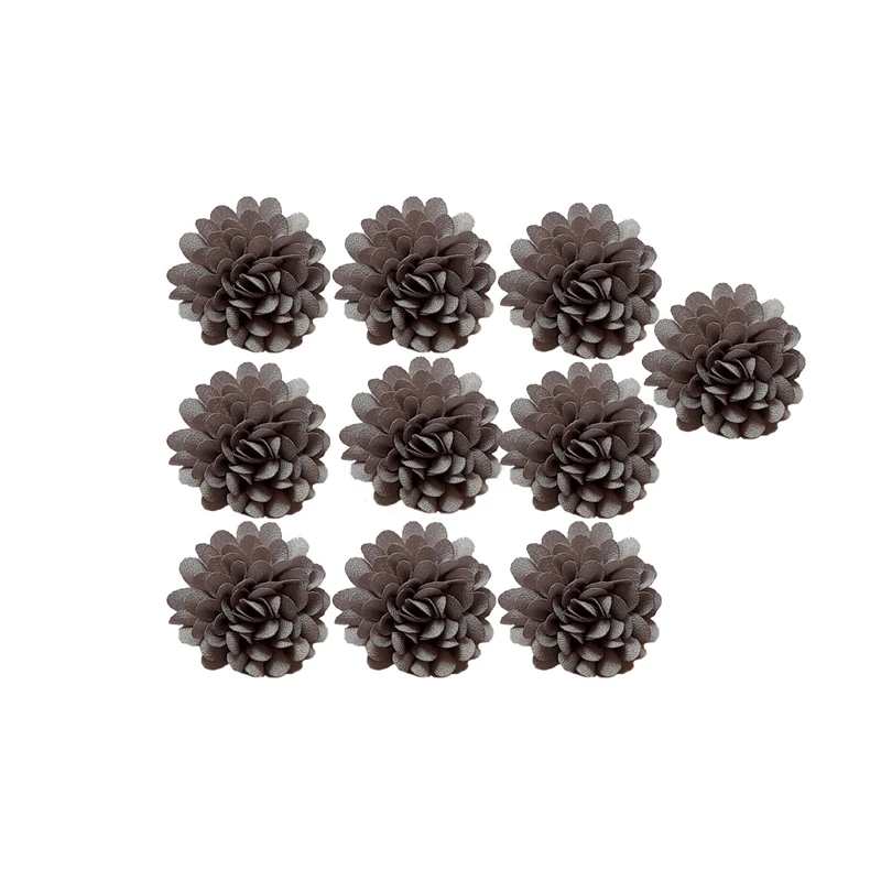 گل تزئینی مدل گل داوودی کد 3gra بسته 10 عددی