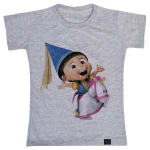 تی شرت آستین کوتاه دخترانه 27 مدل ماشا کد W14