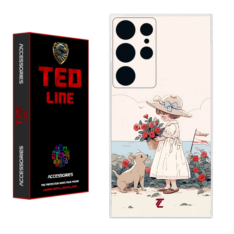 کاور تدلاین طرح دختر کد 1208 مناسب برای گوشی موبایل سامسونگ Galaxy S21 Ultra