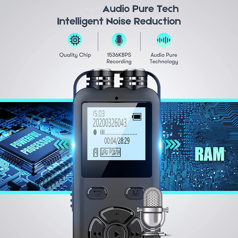 ضبط کننده دیجیتالی صدا آیریور مدل VR-185 16GB