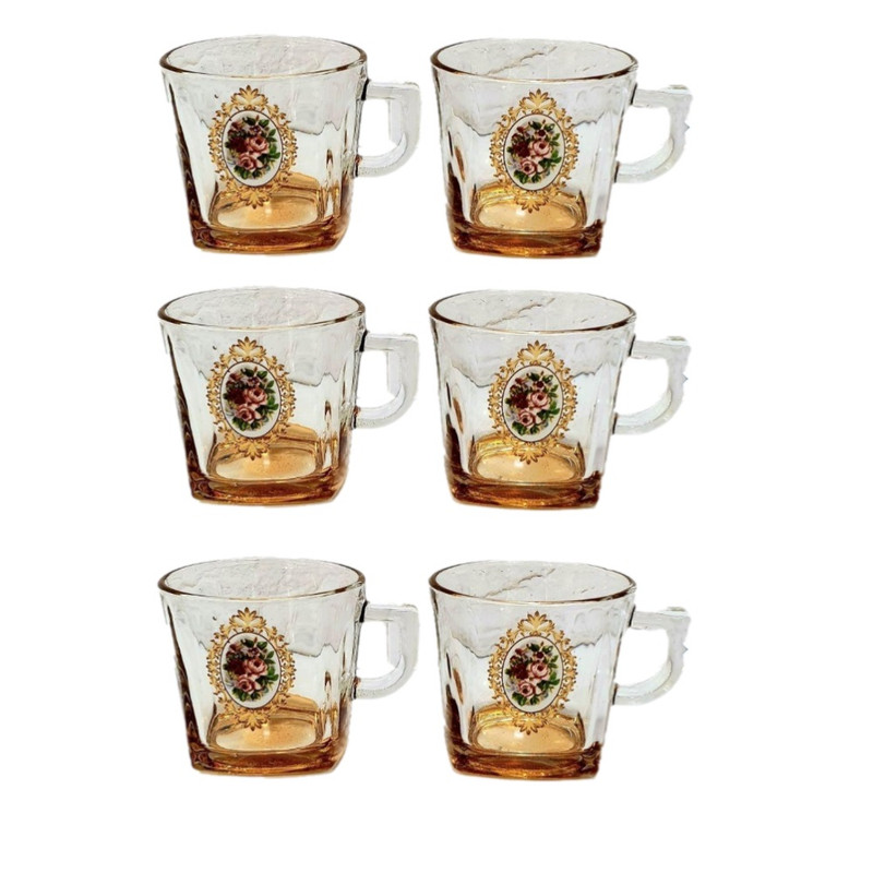 لیوان کاوه مدل مارشال بسته شش عددی