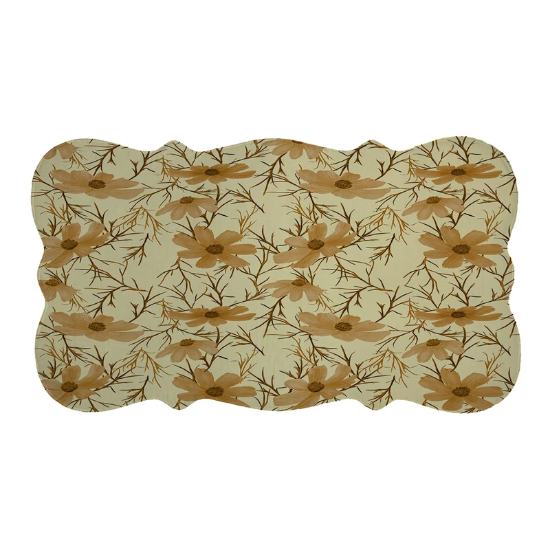 پادری مدل دالبر طرح گل کد 5892 سایز 110×60 سانتی متر