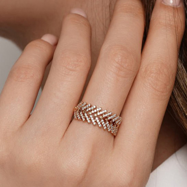 انگشتر زنانه ژوپینگ مدل L286