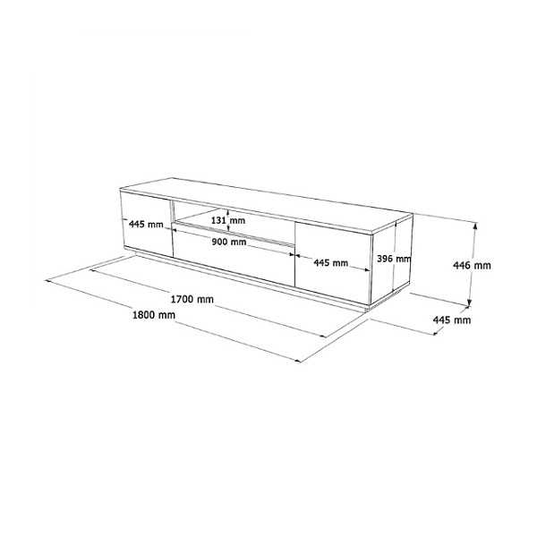 میز تلویزیون مدل J900+MDF+MATICAL