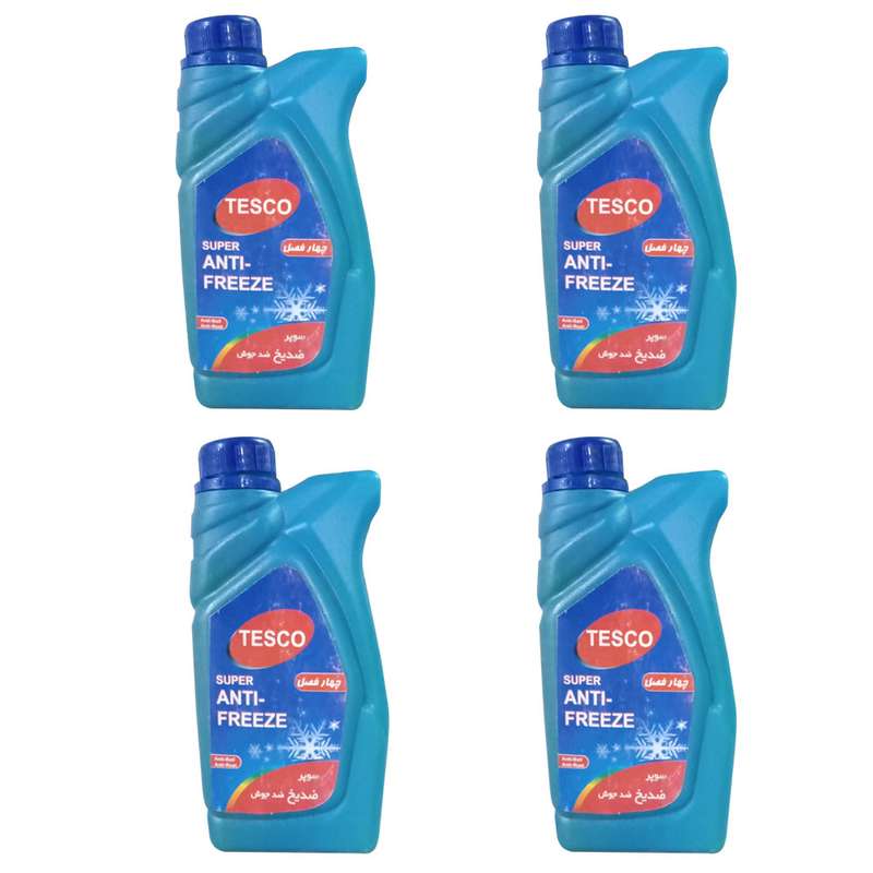 ضدیخ خودرو تسکو مدل چهارفصل AAA4 حجم 1000میلی لیتر بسته 4 عددی