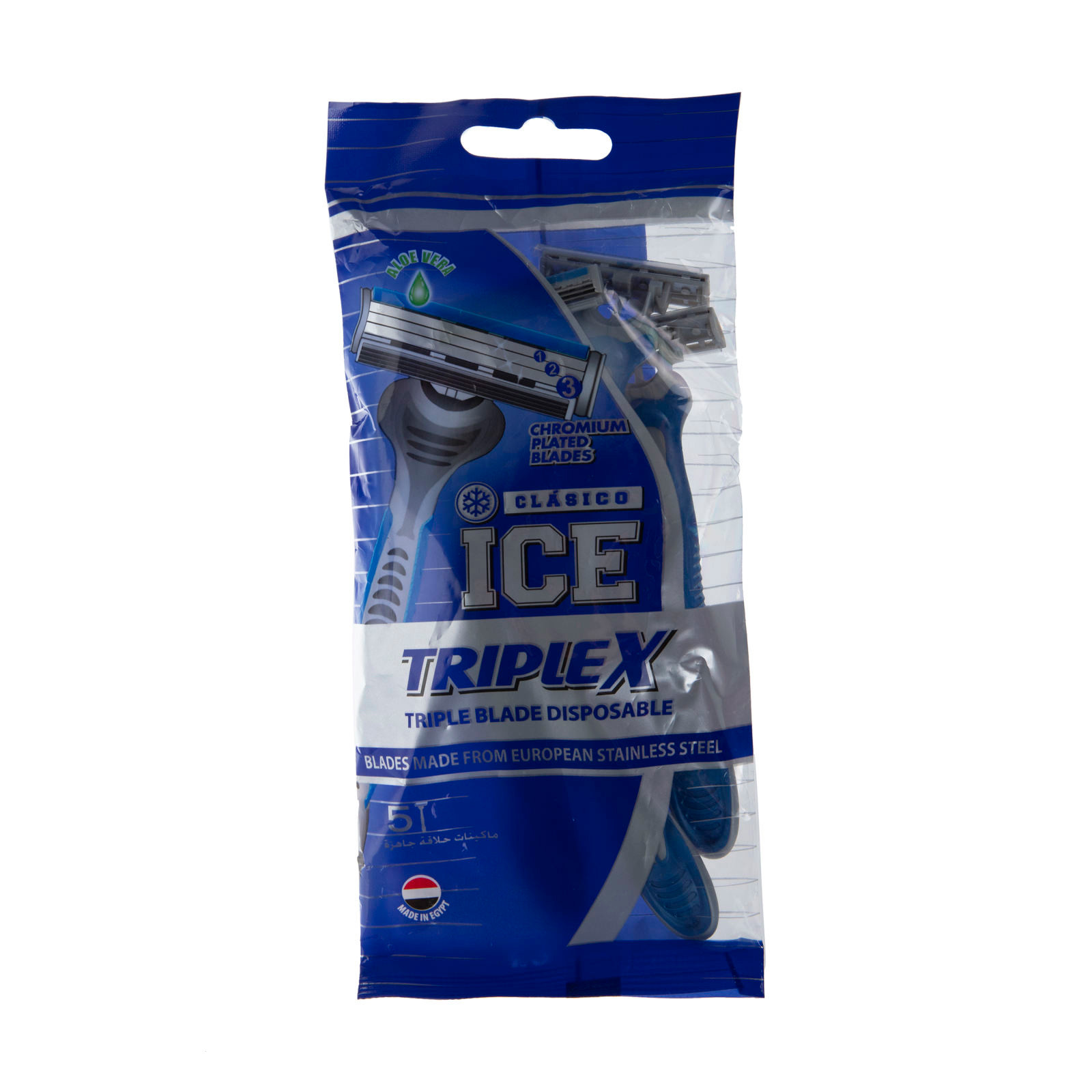 خود تراش آیس مدل TRIPLEX کد Ra56019 بسته 5 عددی