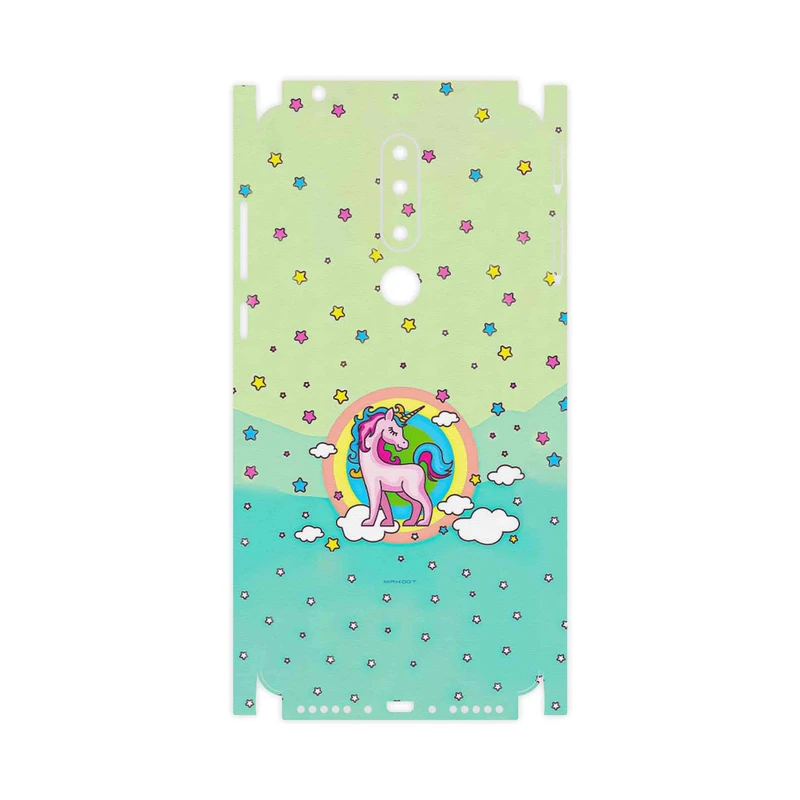 برچسب پوششی ماهوت مدل Rainbow unicorn adventure-FullSkin مناسب برای گوشی موبایل نوکیا 3.1 Plus